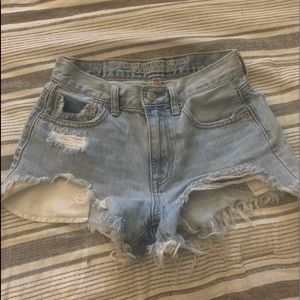 American eagle high rise shorts